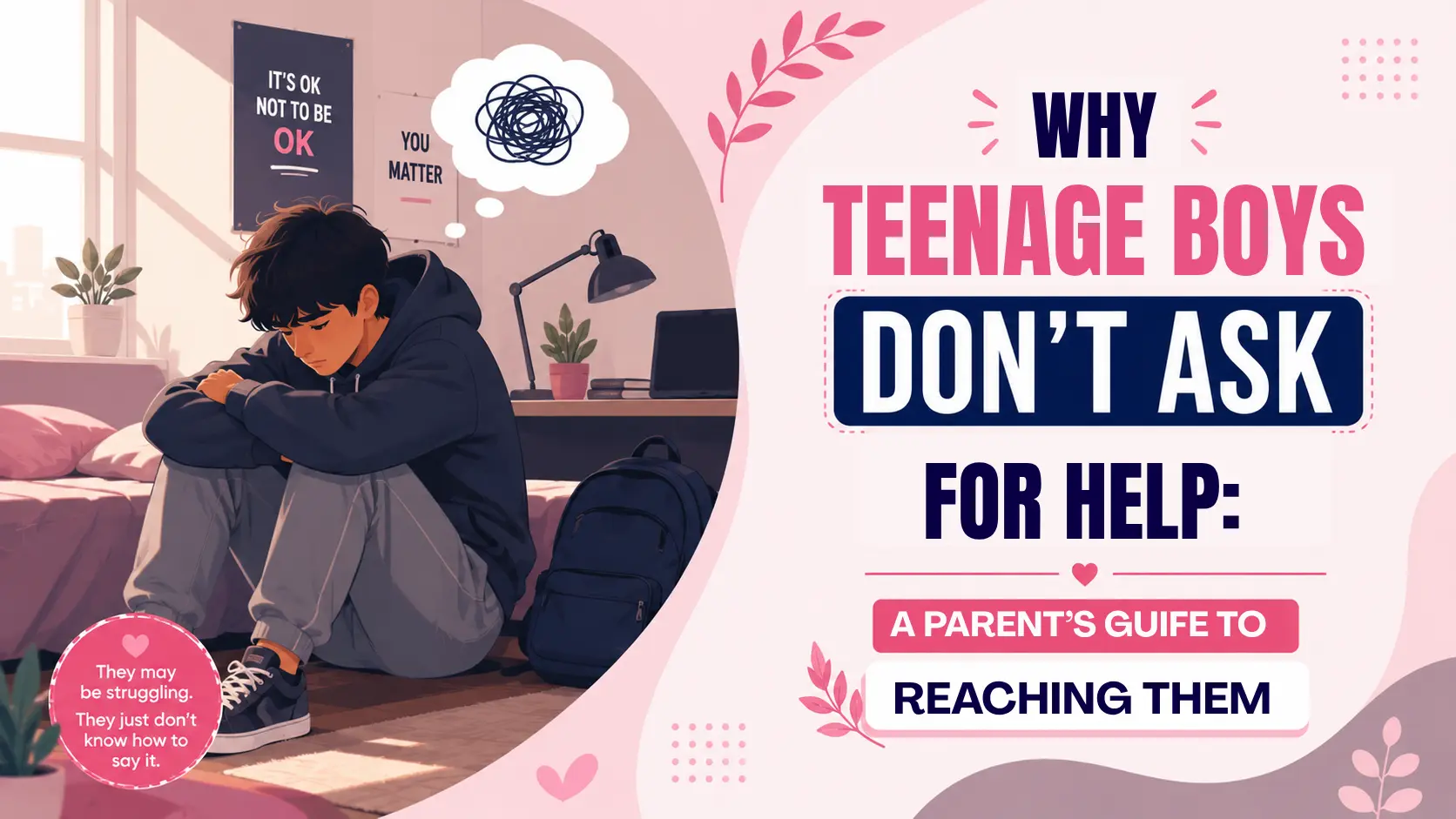 why teenage boys stay silent