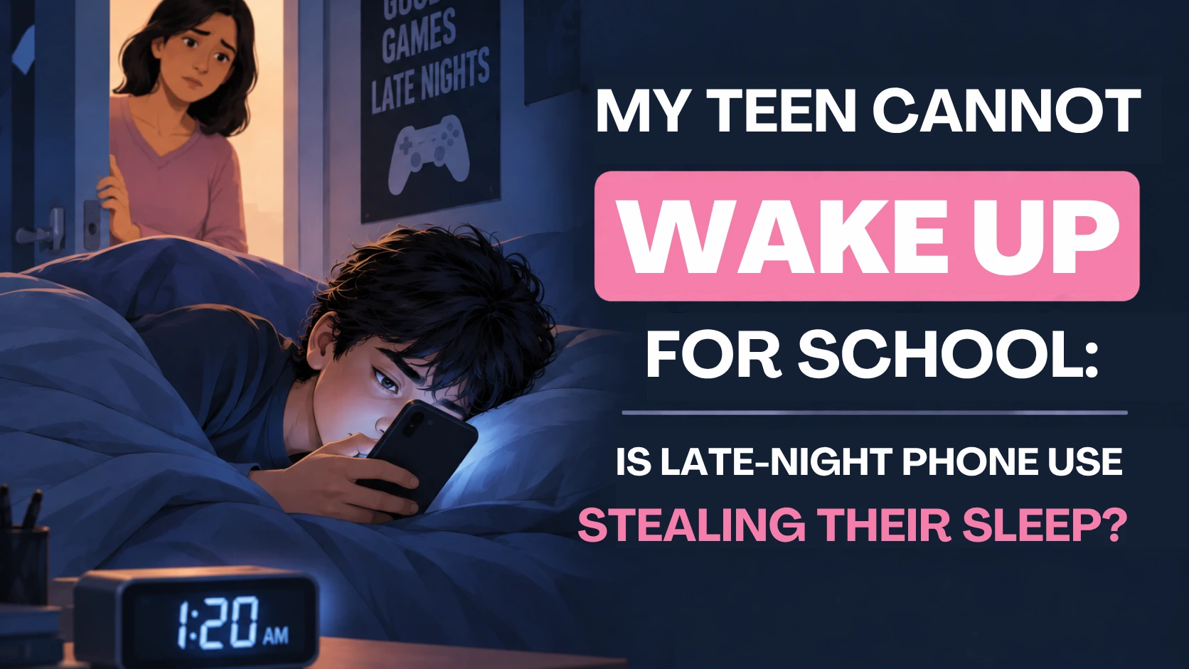 my teen cannot wake up for school